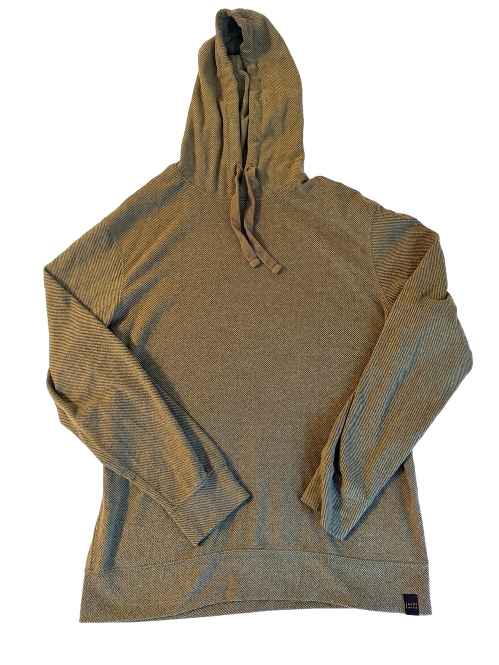 Jachs NY Men's Olive Hooded Pullover size M has comfy velour feel!